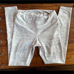 ALO Yoga grey marble airbrush leggings